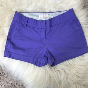 J. Crew Lilac Purple Chino Shorts